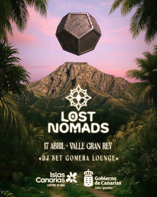 Cartel DJ Set La Gomera Lounge — Valle Gran Rey, 17 de abril de 2026